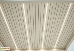 Kit D’éclairage Pour Pergola Ombréa 3 Lames – 3 M -Abriet Mobilier Soldes Boutique lampes led ampoules batterie solaire pergola