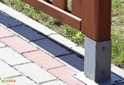 Lot De 4 Supports Pour Surface En Béton Pour Pergola Henley - 9 X 9 X 15 Cm