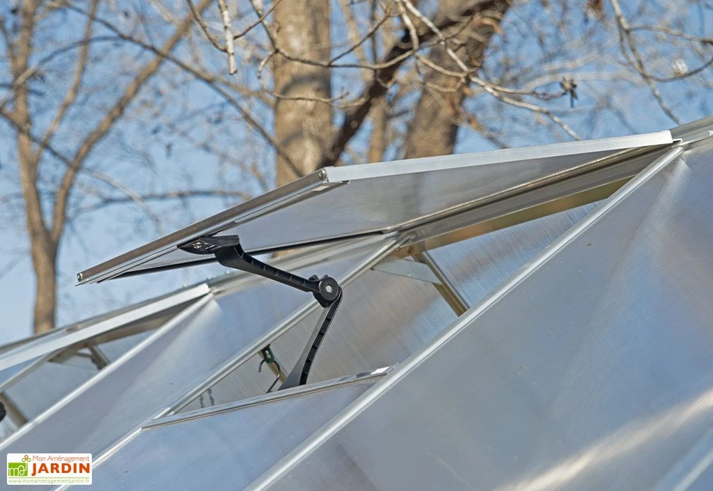 Serre De Jardin En Aluminium Et Polycarbonate Balance – Silver 2,44 M 6 Serre De Jardin En Aluminium Et Polycarbonate Balance – Silver 2,44 M – Image 6