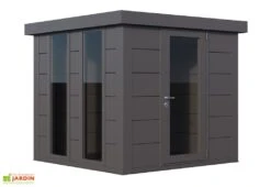 Abri De Jardin En Acier Galvanisé Porte Unique Luminato - 5,6 M²