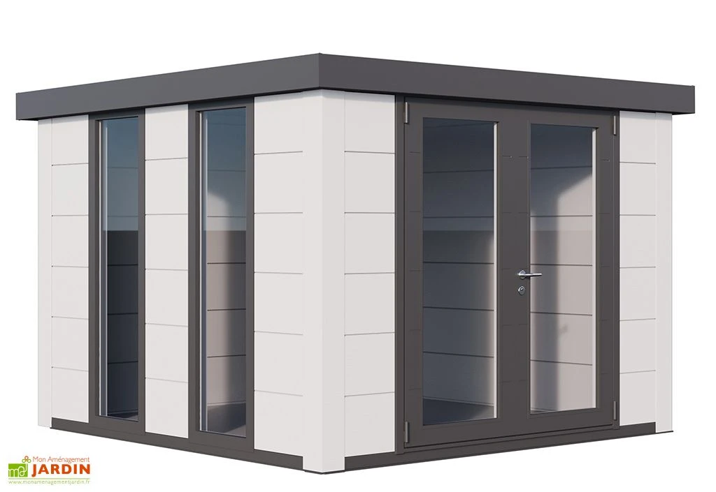 Abri De Jardin En Acier Galvanisé Double Porte Luminato - 8,8 M² 4 Abri De Jardin En Acier Galvanisé Double Porte Luminato - 8,8 M² – Image 4