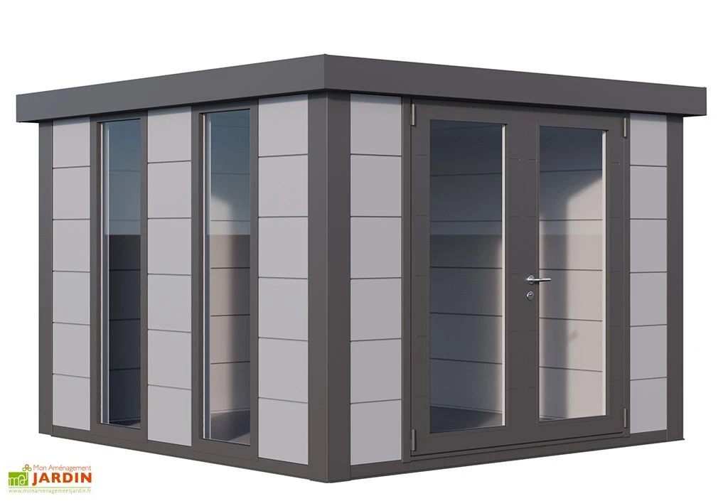 Abri De Jardin En Acier Galvanisé Double Porte Luminato - 8,8 M² 2 Abri De Jardin En Acier Galvanisé Double Porte Luminato - 8,8 M² – Image 2