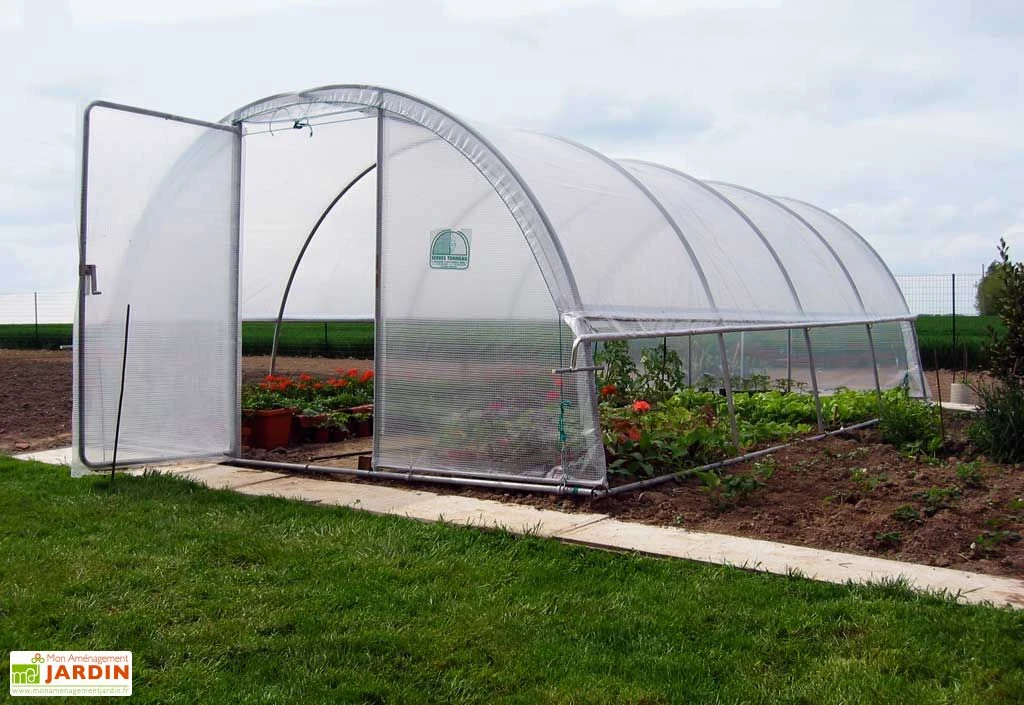 Serre Tunnel Tonneau En Polyéthylène 22 M² - Mini 6 X 3,7 M 2 Serre Tunnel Tonneau En Polyéthylène 22 M² - Mini 6 X 3,7 M – Image 2