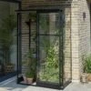 Halls Serre De Jardin Adossée En Verre Trempé Qube Lean-to 24 – 0,8 M²