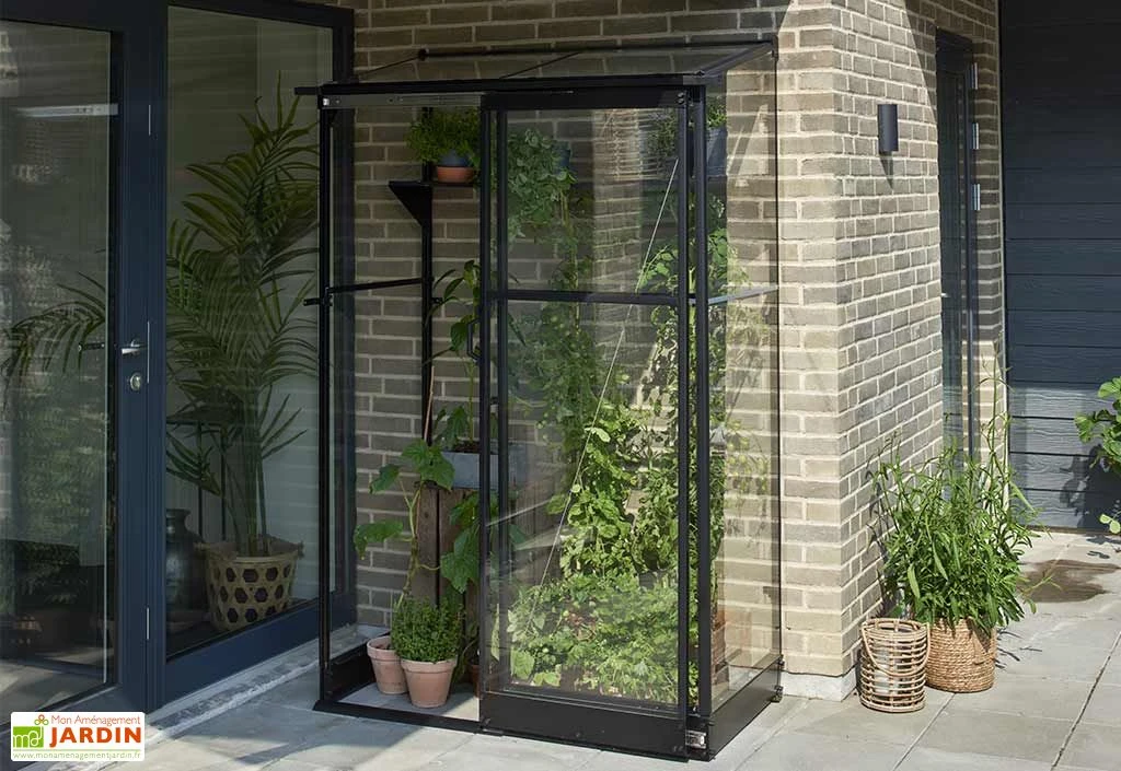 Halls Serre De Jardin Adossée En Verre Trempé Qube Lean-to 24 – 0,8 M² 1 Halls Serre De Jardin Adossée En Verre Trempé Qube Lean-to 24 – 0,8 M²