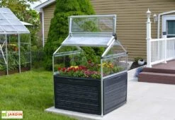 Mini Serre De Jardin En Aluminium Et Polycarbonate Plant Inn (118 X 118 Cm) -Abriet Mobilier Soldes Boutique mini serre jardin aluminium polycarbonate plant inn 118 x 118 cm 3