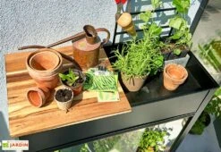 Mini Serre De Jardin Table à Jardiner – Juliana Vertical -Abriet Mobilier Soldes Boutique mini serre jardin table jardinage verre trempe aluminium juliana vertical 1