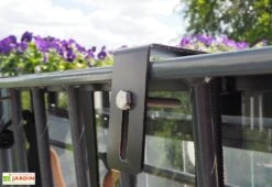 Mini Serre De Balcon En Verre Trempé – Juliana Balcony -Abriet Mobilier Soldes Boutique mini serre jardin verre trempe aluminium juliana balcony 4