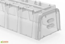 Serre De Jardin Tunnel De Forçage : Bases + Embouts + Piquets (105 X 39 X 30 Cm) -Abriet Mobilier Soldes Boutique mini serre tunnel forcage mvi modulo 40 2