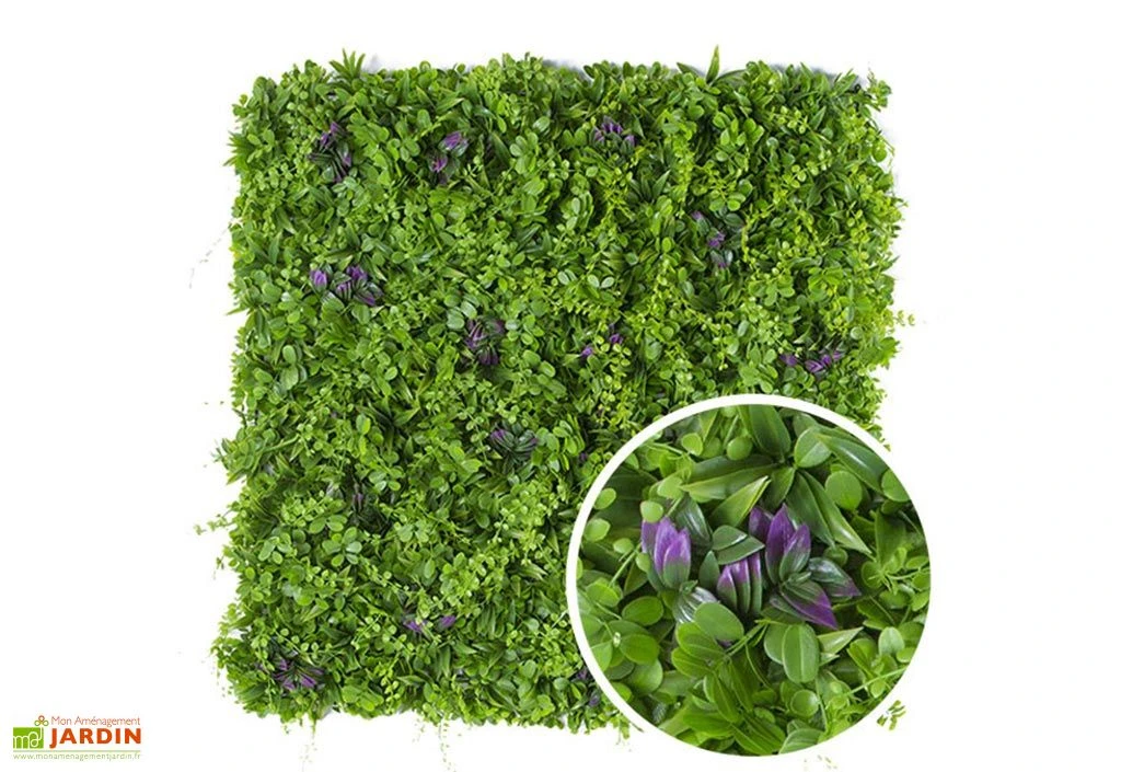 Mur Végétal D'extérieur En Polyéthylène Et Plastique 1 X 1 M – Liane 1 Mur Végétal D'extérieur En Polyéthylène Et Plastique 1 X 1 M – Liane