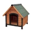 Niche Pour Chien En Bois Traité + Toiture En Shingle
