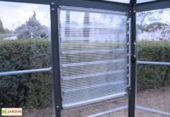 Lucarne Latérale Pour Serre De Jardin Argent Palram-Canopia -Abriet Mobilier Soldes Boutique ouverture lucarne paroi serre jardin palram canopia 1