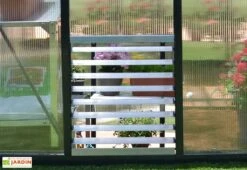 Lucarne Latérale Pour Serre De Jardin Argent Palram-Canopia -Abriet Mobilier Soldes Boutique ouverture lucarne paroi serre jardin palram canopia