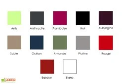 Pot De Fleurs En Plastique Colors Up M Simple Ou Double Paroi (Ø50/33 X 100 Cm) -Abriet Mobilier Soldes Boutique palette 2