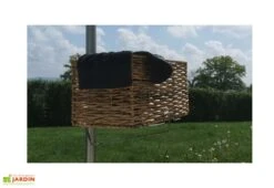 Etendoir à Linge Extérieur En Inox 6 M - Tension Automatique -Abriet Mobilier Soldes Boutique panier etendoir linge exterieur si