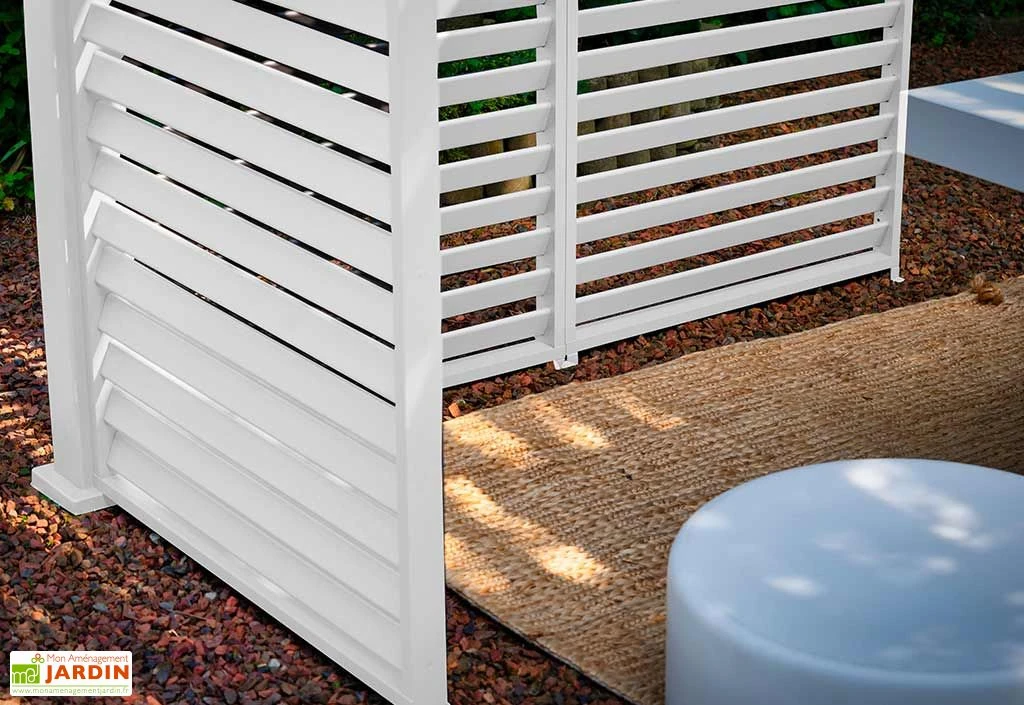 Panneau Brise-vue En Aluminium Pour Pergola Ombréa 1,3 M 2 Panneau Brise-vue En Aluminium Pour Pergola Ombréa 1,3 M – Image 2