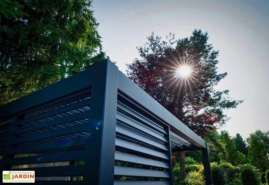 Panneau Brise-vue En Aluminium Pour Pergola Ombréa 1,3 M 6 Panneau Brise-vue En Aluminium Pour Pergola Ombréa 1,3 M – Image 6