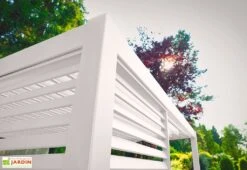 Panneau Brise-vue En Aluminium Pour Pergola Ombréa 1,3 M 9 Panneau Brise-vue En Aluminium Pour Pergola Ombréa 1,3 M -Abriet Mobilier Soldes Boutique panneau jardin angle 1
