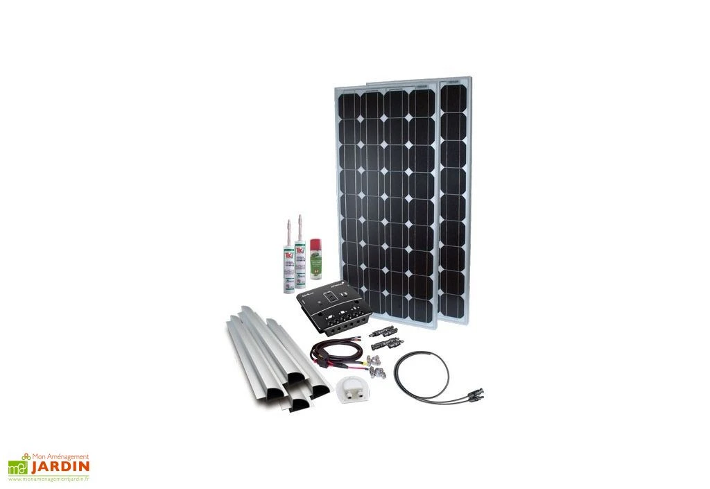 Panneaux Solaires Monocristallins 200W 12V - Base Camp Three 1 Panneaux Solaires Monocristallins 200W 12V - Base Camp Three
