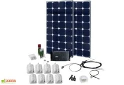 Panneaux Solaires Monocristallins Portables 200W 12V - Solar Peak Three 5.0