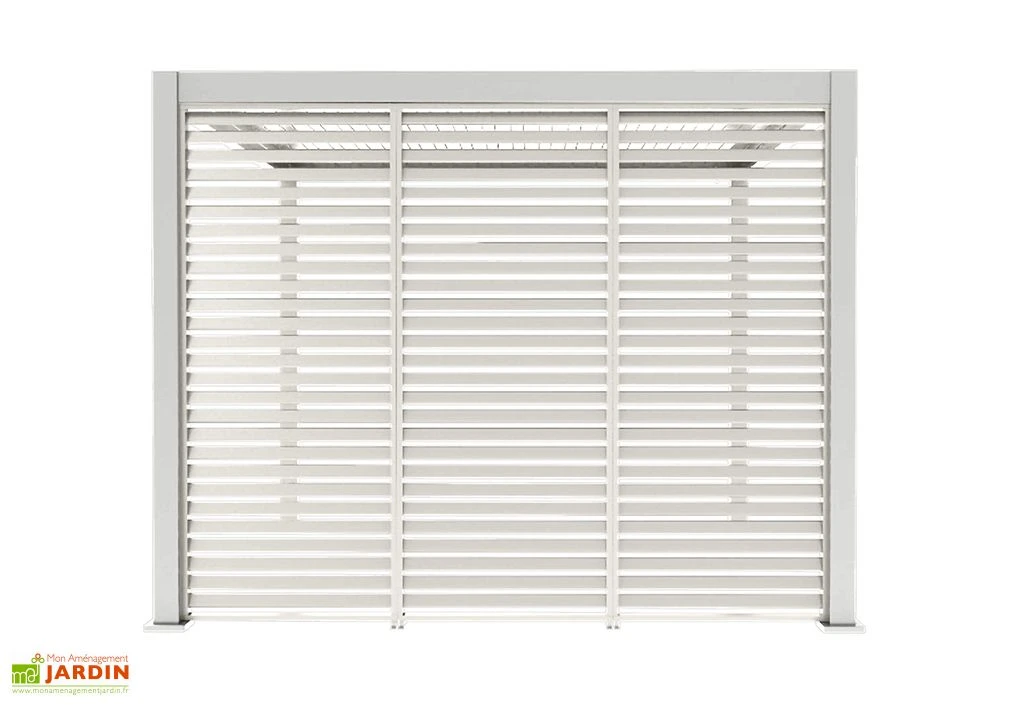 Panneau Brise-vue En Aluminium Pour Pergola Ombréa 1 M 1 Panneau Brise-vue En Aluminium Pour Pergola Ombréa 1 M