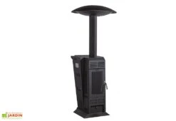Parasol Chauffant Poêle à Pellets Extérieur – Vulcano Hotspot Wind