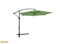 Parasol Déporté En Aluminium Et Polyester Beausoleil Collioure ⌀ 300 Cm -Abriet Mobilier Soldes Boutique parasol deporte aluminium polyester beausoleil collioure 300cm 1