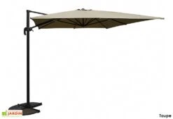 Parasol Déporté Carré En Aluminium Et Polyester 3,2 X 3,2 M 7 Parasol Déporté Carré En Aluminium Et Polyester 3,2 X 3,2 M -Abriet Mobilier Soldes Boutique parasol deporte aluminium polyester beausoleil deauville 32x32m 3