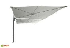 Parasol Déporté 250 Cm - Spectra Duo Toile Solidum -Abriet Mobilier Soldes Boutique parasol deporte spectra duo 250cm solidum 1