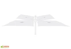 Parasol Déporté 250 Cm - Spectra Multi Toile Solidum -Abriet Mobilier Soldes Boutique parasol deporte spectra multi 250cm solidum 2