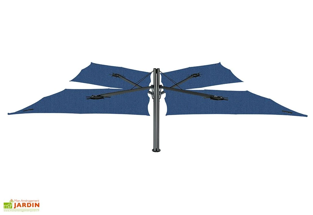 Parasol Déporté 250 Cm - Spectra Multi Toile Sunbrella 2 Parasol Déporté 250 Cm - Spectra Multi Toile Sunbrella – Image 2