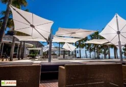 Parasol Déporté 250 Cm - Spectra Multi Toile Sunbrella 9 Parasol Déporté 250 Cm - Spectra Multi Toile Sunbrella -Abriet Mobilier Soldes Boutique parasol deporte spectra multi 250cm umbrosa 1 1