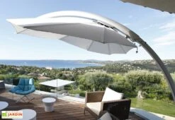 Parasol En Aluminium Aspect Feuille - Icarus Toile Solidum 8 Parasol En Aluminium Aspect Feuille - Icarus Toile Solidum -Abriet Mobilier Soldes Boutique parasol design icarus umbrosa solidum 3
