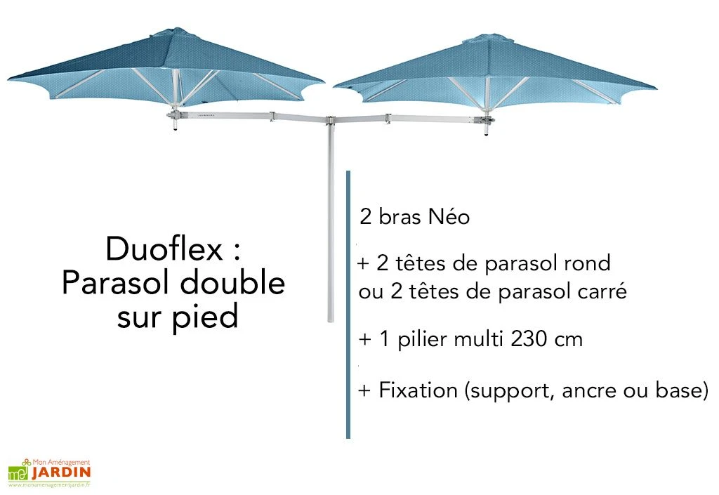Pilier Multimâts 230 Cm Pour Composition De Parasol Paraflex 2 Pilier Multimâts 230 Cm Pour Composition De Parasol Paraflex – Image 2