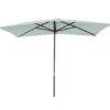 Parasol Droit En Bois Et Polyester Beausoleil Oléron 2 X 3 M Gris