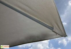 Parasol Droit Carré 3 M En Aluminium Summer -Abriet Mobilier Soldes Boutique parasol droit carre aluminium 3m summer 2
