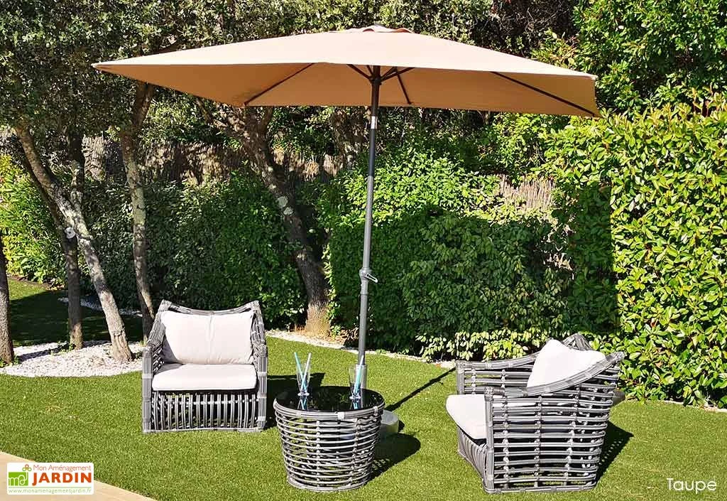 Parasol Rectangulaire Inclinable En Aluminium Et Polyester Tilt 2 X 3 M 2 Parasol Rectangulaire Inclinable En Aluminium Et Polyester Tilt 2 X 3 M – Image 2