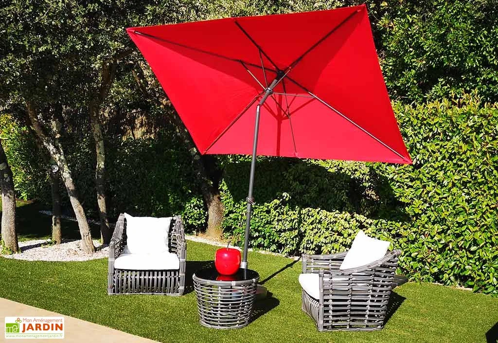 Parasol Rectangulaire Inclinable En Aluminium Et Polyester Tilt 2 X 3 M 5 Parasol Rectangulaire Inclinable En Aluminium Et Polyester Tilt 2 X 3 M – Image 5