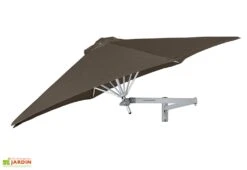 Parasol Mural Rond 270 Cm + Bras Néo - Wallflex Toile Solidum