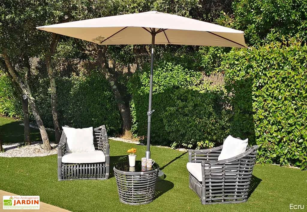 Parasol Rectangulaire Inclinable En Aluminium Et Polyester Tilt 2 X 3 M 3 Parasol Rectangulaire Inclinable En Aluminium Et Polyester Tilt 2 X 3 M – Image 3