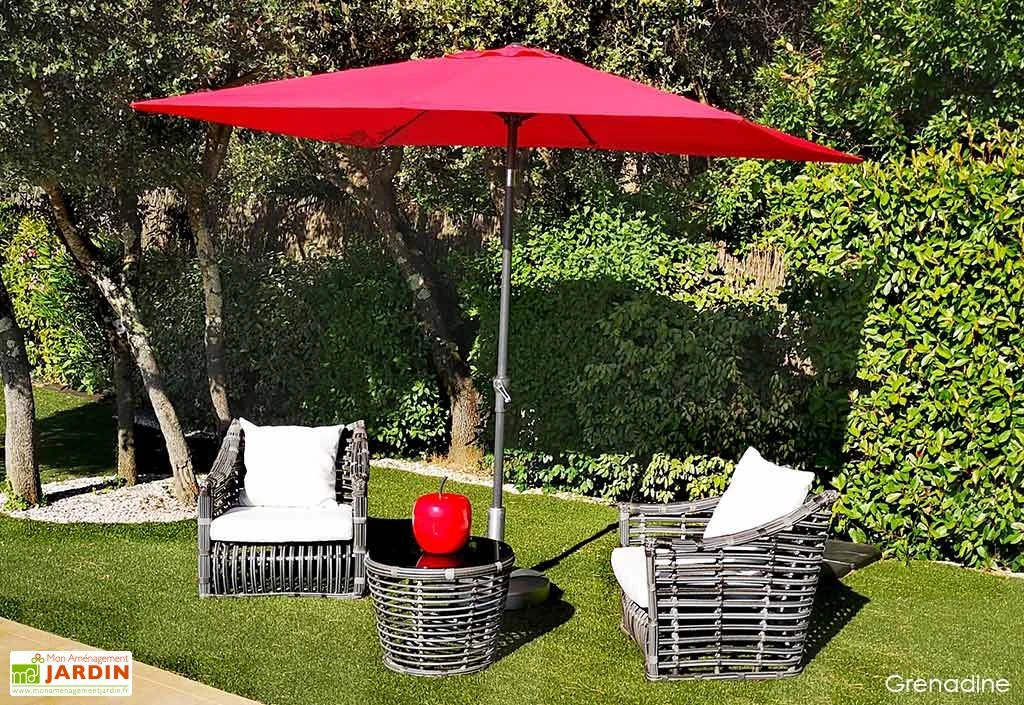 Parasol Rectangulaire Inclinable En Aluminium Et Polyester Tilt 2 X 3 M 4 Parasol Rectangulaire Inclinable En Aluminium Et Polyester Tilt 2 X 3 M – Image 4