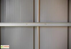 Abri De Jardin En Acier Galvanisé Imitation Bois Woodlake – 1,84 M² -Abriet Mobilier Soldes Boutique paroi abri jardin spacemaker metal imitation bois