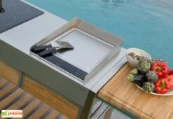 Parois Anti-Eclaboussures Pour Plaque De Cuisson Teppanyaki Indu+