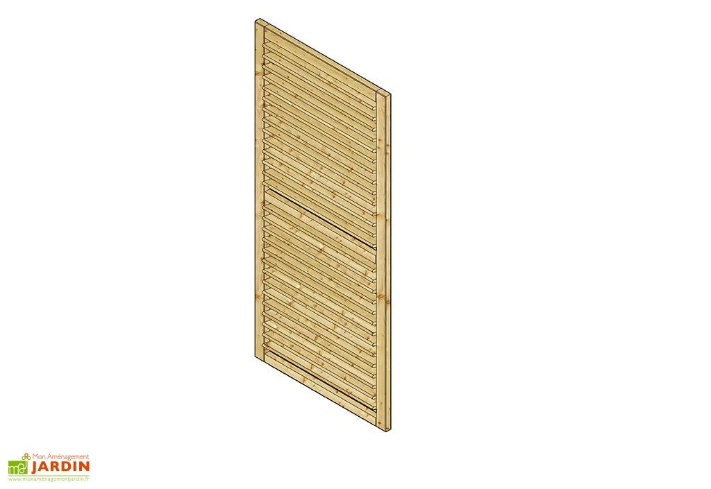 Solid Jalousie Orientable Pour Tonnelle Kiosque En Bois Autoclave 2 Solid Jalousie Orientable Pour Tonnelle Kiosque En Bois Autoclave – Image 2