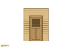 Paroi Latérale Avec Porte Pour Carports Modulables Solid