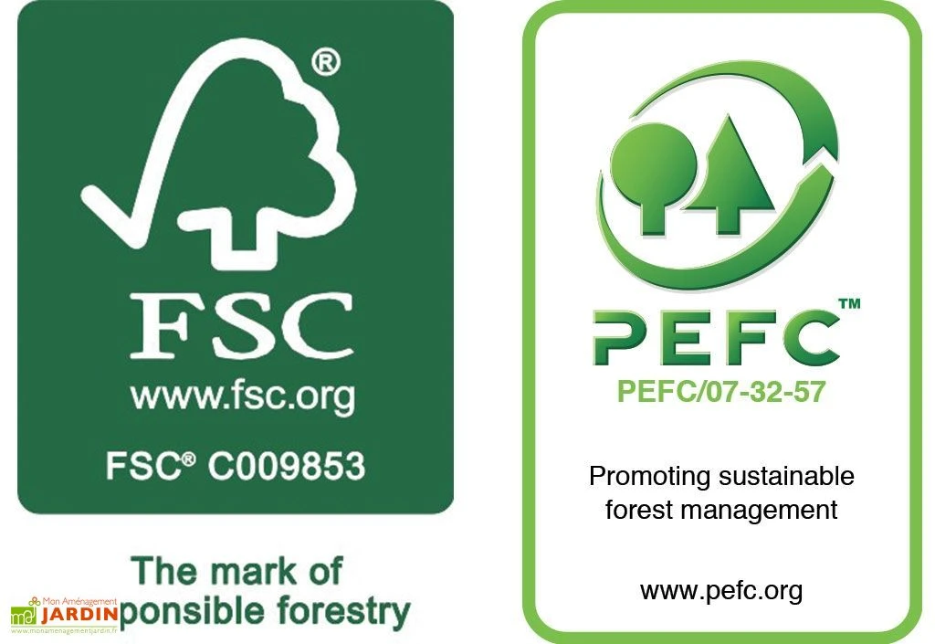 Solid Carport Double En Bois Autoclave Pour Camping Car (506x606cm) 4 Solid Carport Double En Bois Autoclave Pour Camping Car (506x606cm) – Image 4