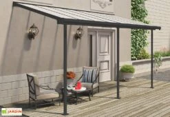 Pergola Adossée En Aluminium Et Polycarbonate 224 Cm – Sierra -Abriet Mobilier Soldes Boutique pergola alu polycarbonate sierra 2x5 canopia palram
