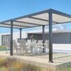Pergola Bioclimatique Autoportée En Aluminium 3 X 6 M - Memphis