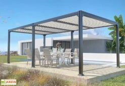Pergola Bioclimatique Autoportée En Aluminium 3 X 6 M - Memphis