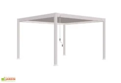 Pergola Bioclimatique Ombréa En Aluminium 4 X 4 M Autoportée - Blanche -Abriet Mobilier Soldes Boutique pergola bioclimatique 4x4m manuvelle ombrea 15 728547